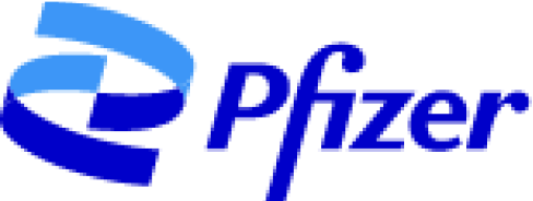 Pfizer logo with white background